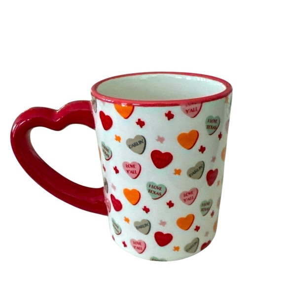 Heb Destination Holiday Valentines Day Conversation Hearts Ceramic Coffee Mug - Picture 4 of 8